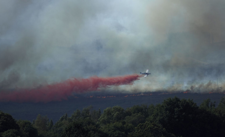 Los primeros incendios del verano gallego, ambos en Lugo, alcanzan las 100 hectáreas