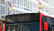 Los buses urbanos de A Coruña apoyan a la selección española de fútbol