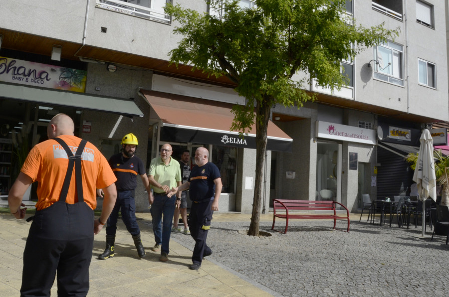 La Guardia Civil reduce a un hombre que se había atrincherado en Barbadás