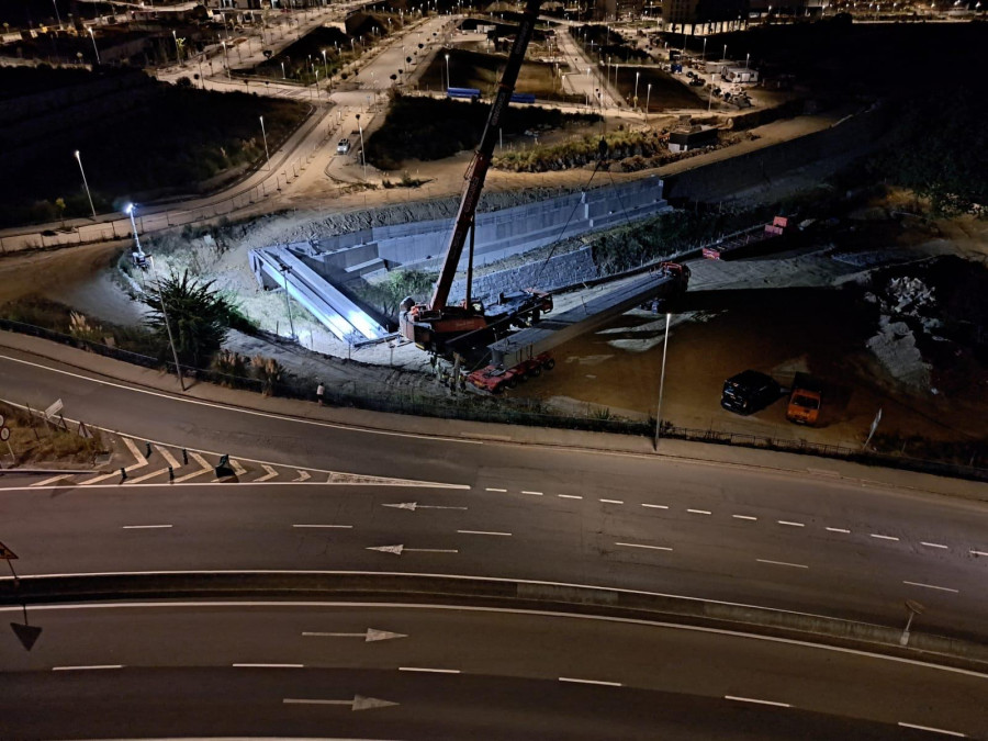 Las obras para el paso peatonal entre Xuxán y Matogrande están en marcha y concluirán este año