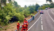 Fallece un joven tras chocar contra un árbol el turismo que conducía en Ramirás