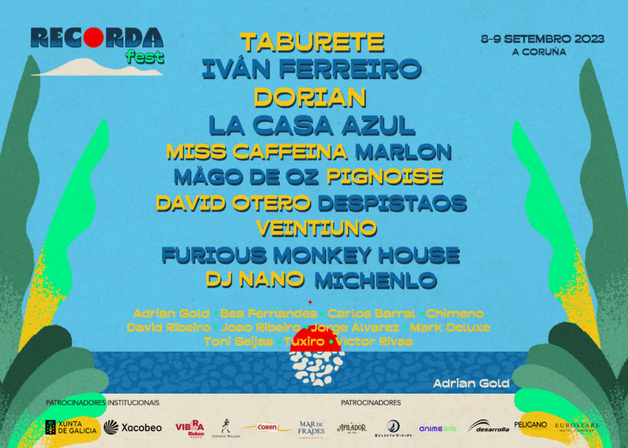 Estos serán los horarios de cada concierto del Recorda Fest de A Coruña