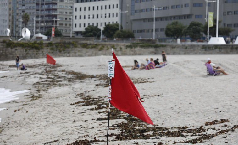 Oza es la única playa de A Coruña que se mantiene libre de las medusas