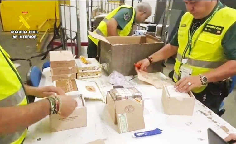 Requisados en Barajas 145.000 puros que se querían exportar ilegalmente