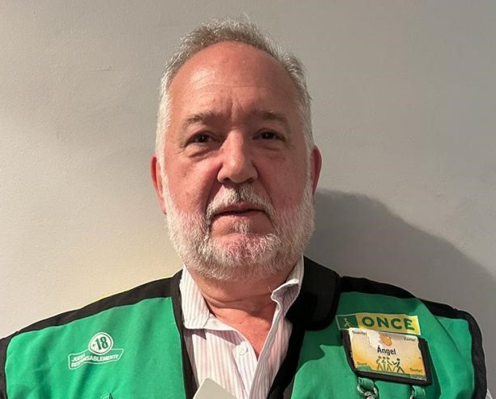 Ángel Miguel Domínguez Fernández, vendedor que ha dado el Cuponazo en Carral recortada