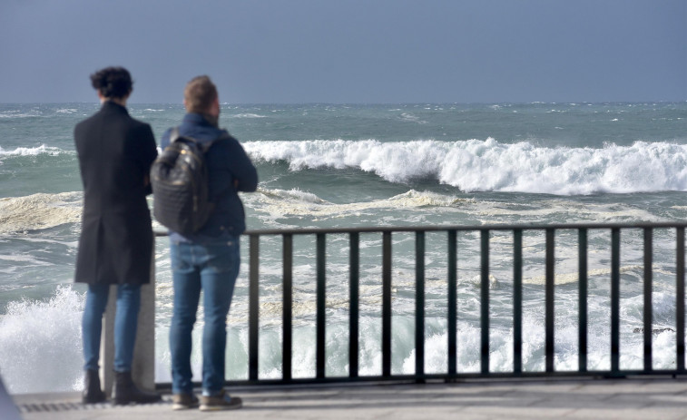 Riesgo amarillo la costa oeste gallega por viento fuerte