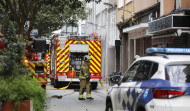 Evacuado un edificio por un incendio en el garaje en la calle Barcelona