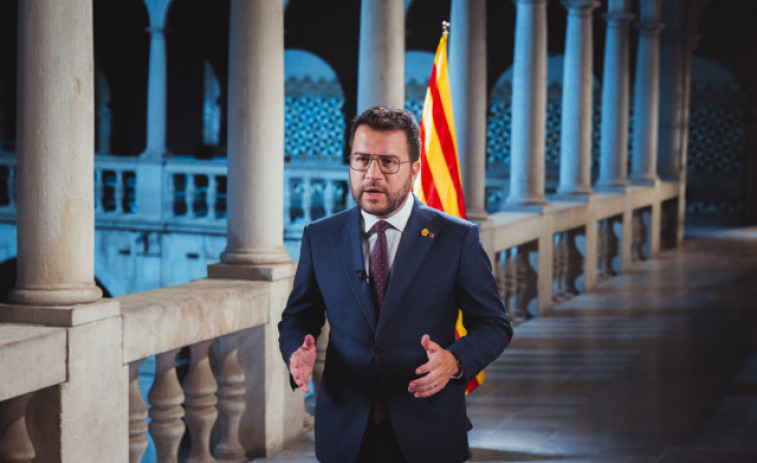 Aragonès exige un referéndum de independencia porque la amnistía 