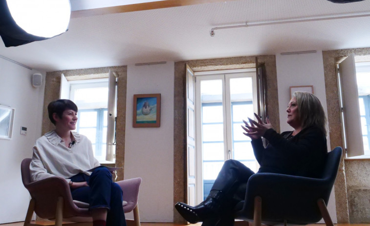 Pili Pampín estrena 'Código Ana' el primer programa de entrevistas del BNG