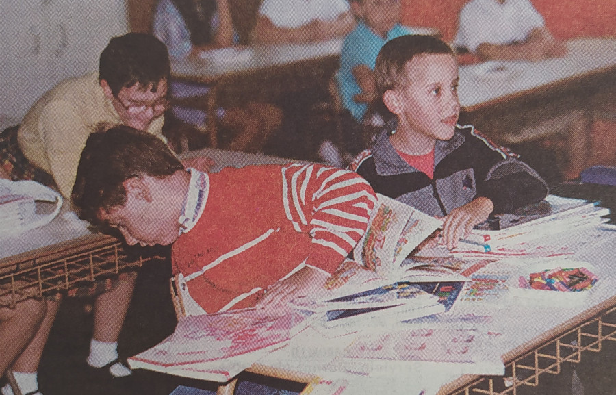 Hace 25 años: Vuelta al cole con el príncipe Felipe de visita en A Coruña