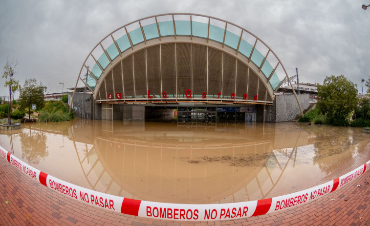 La lluvia provoca incidencias en el transporte de Madrid