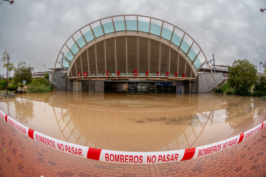 La lluvia provoca incidencias en el transporte de Madrid