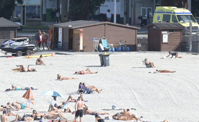 A Coruña se prepara para decir adiós al verano más tórrido de su serie histórica