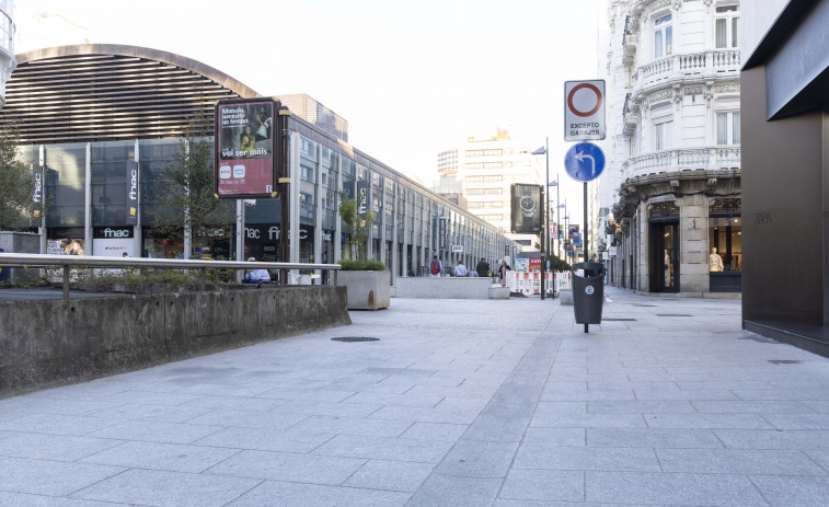 La calle Picavia de A Coruña ya tiene su plataforma única de movilidad