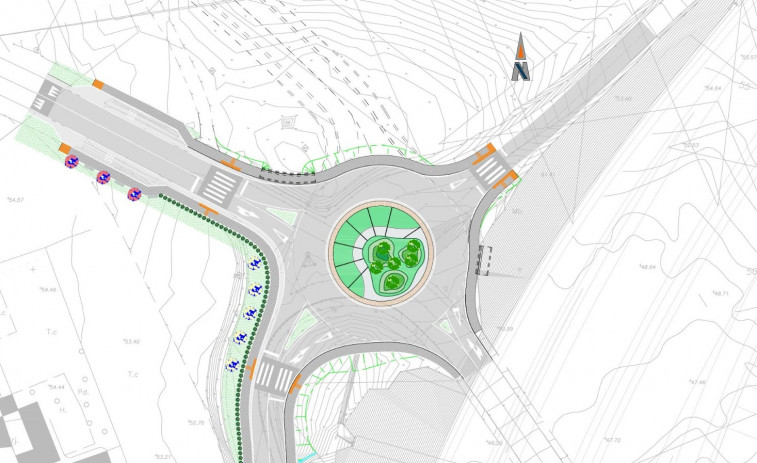 La nueva rotonda de As Rañas conectará Pocomaco y A Grela