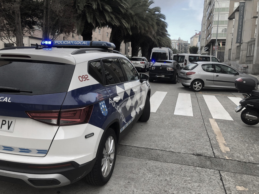 Una persona trasladada al hospital de A Coruña tras un atropello en el Orzán