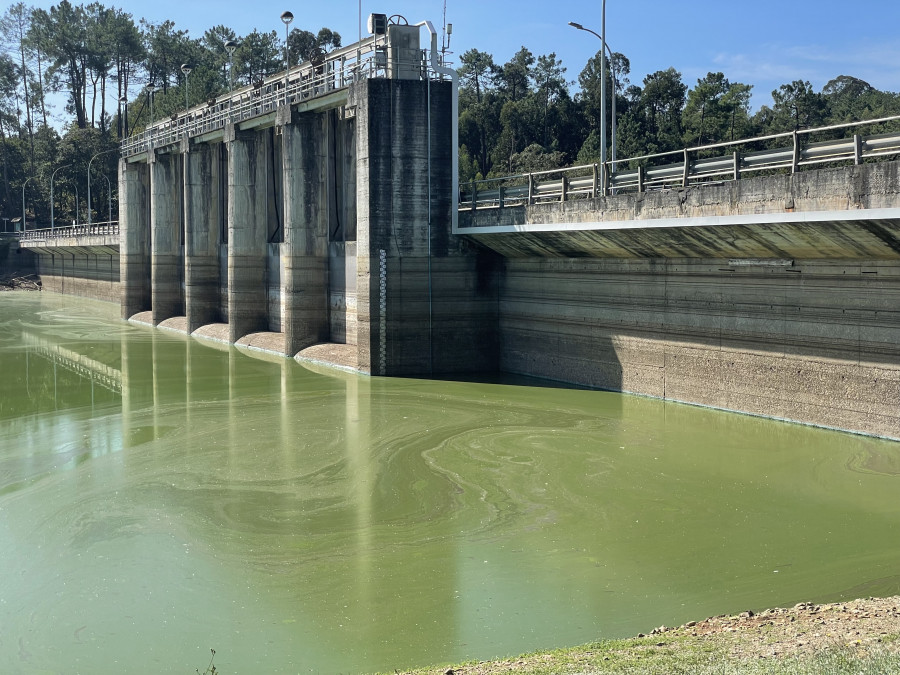 Emalcsa garantiza que el agua verde de Cecebre es apta para el consumo