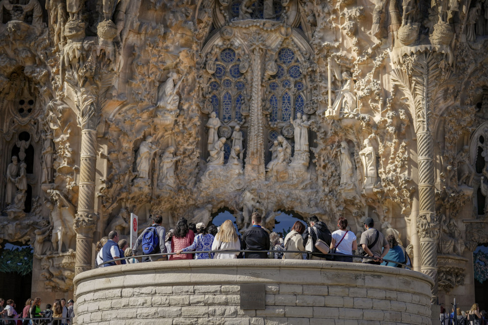 Turistas en la Sagrada Familia @EFE