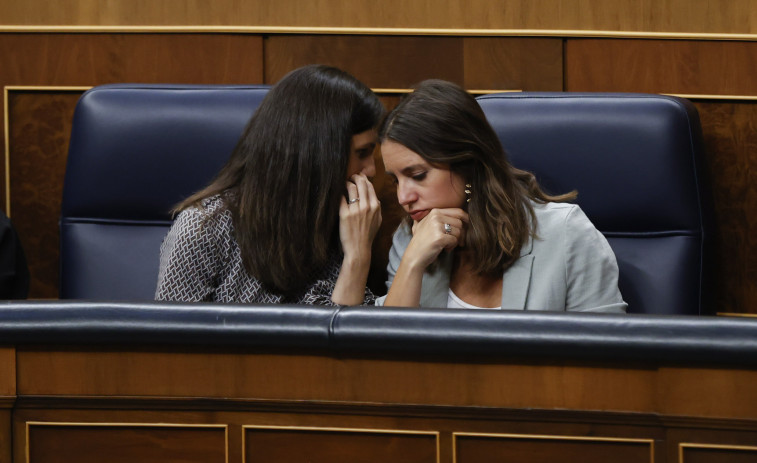 Irene Montero acusa a Díaz de no querer que Podemos intervenga en el debate