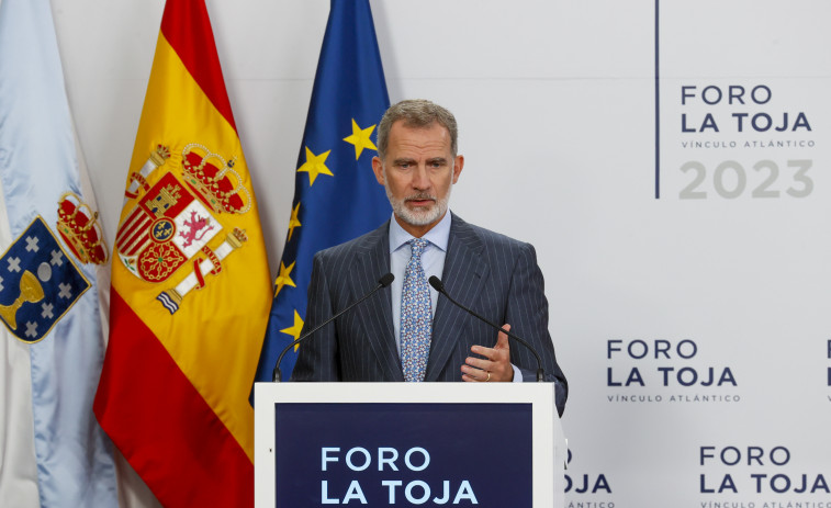 Felipe VI defiende el optimismo en el Foro La Toja para crear sociedades 