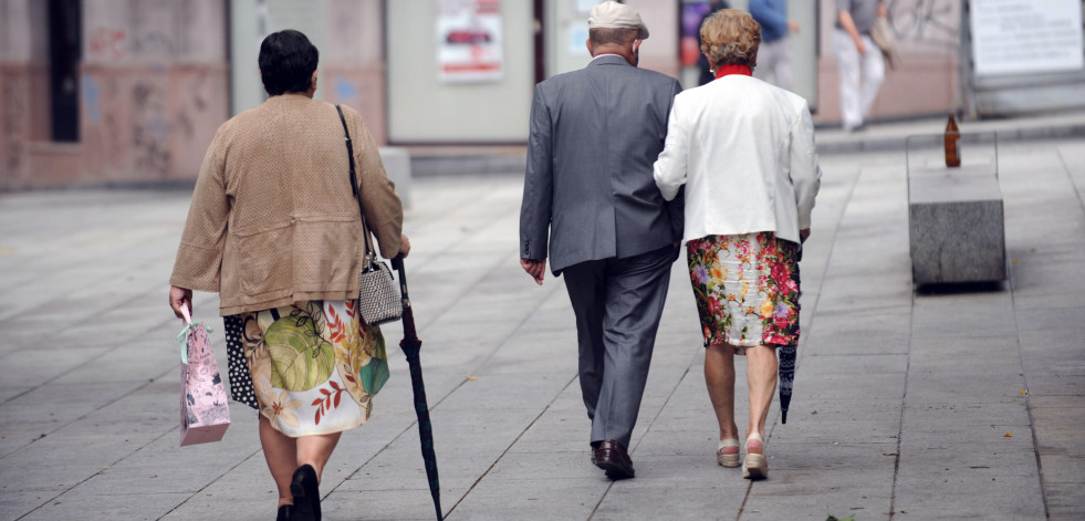 El número de pensionistas en Galicia crece un 7,6% en el periodo 2011-2024