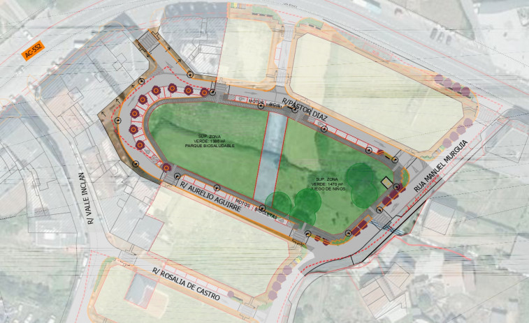 Arteixo impulsará el barrio de Candame con una zona verde de 3.600 metros cuadrados