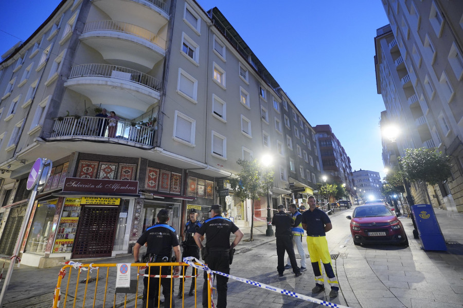 Continúa estable, dentro de la gravedad, la menor herida en el incendio de Vigo