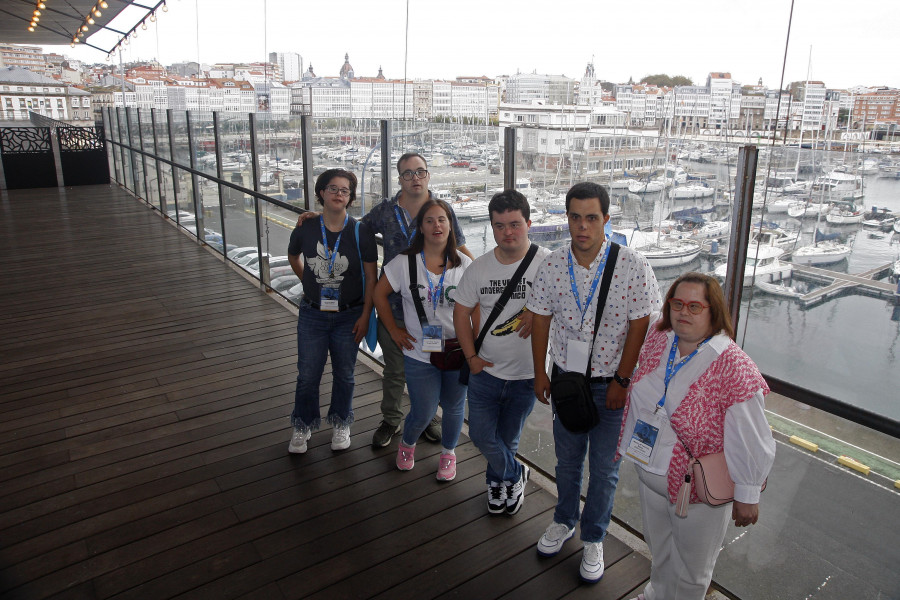 Entrevista | Participantes en el Encuentro de Down España en A Coruña: "Estamos muy orgullosos de lo que somos”
