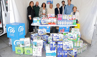La llamada solidaria en favor de Cáritas en Vilagarcía fue la leche