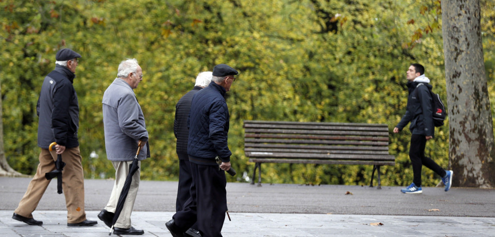 La pensión media en Galicia sube hasta 1.123 euros, la segunda más baja del país