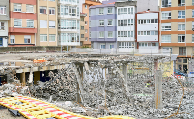 Las demoliciones en el mercado de Monte Alto acabarán en noviembre