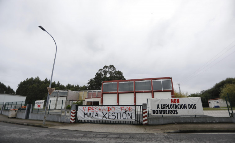 El Parque de Bomberos de Betanzos vuelve a cerrar al no alcanzar el mínimo de efectivos para el retén diario