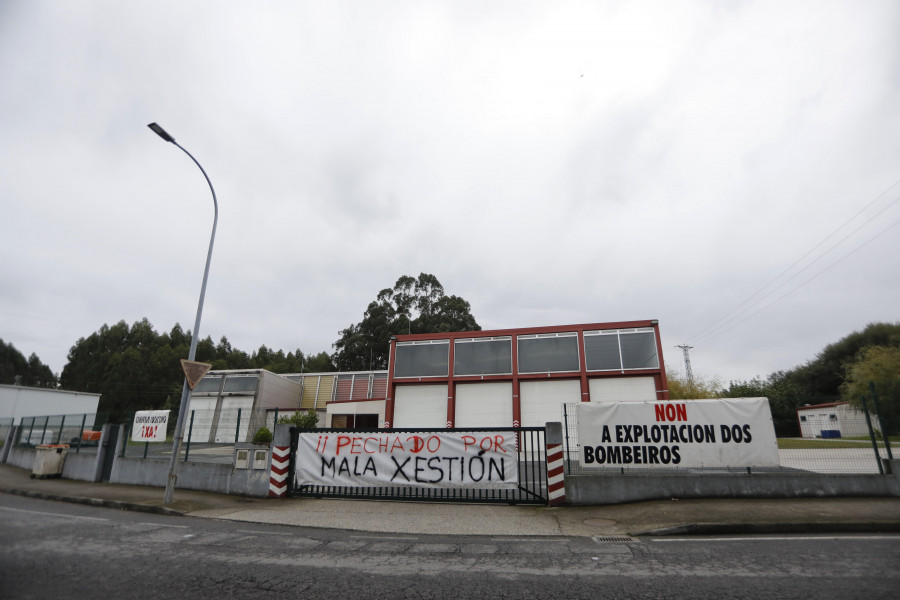 El Parque de Bomberos de Betanzos vuelve a cerrar al no alcanzar el mínimo de efectivos para el retén diario