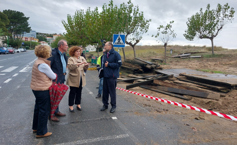El Gobierno inicia las obras  de la Playa Grande de Miño,  a las que destina 1,7 millones