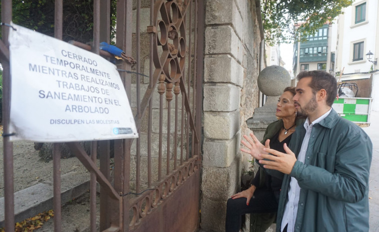 El PP de A Coruña critica que el jardín de San Carlos siga cerrado desde mayo