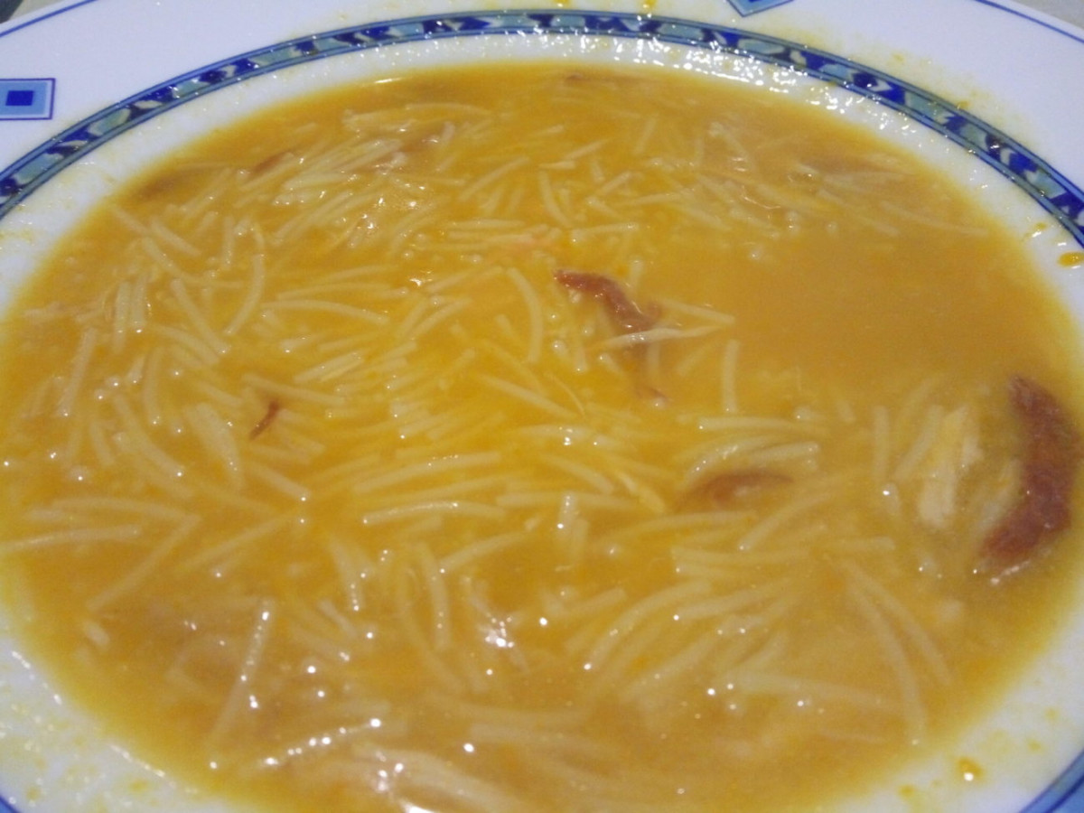 Sopa fideos 