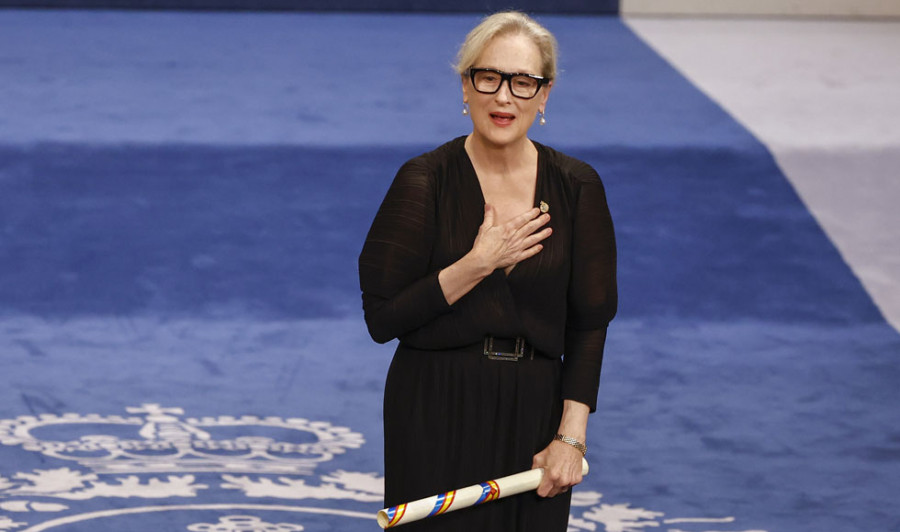 Meryl Streep entusiasma al público en la ceremonia de los Premios Princesa de Asturias