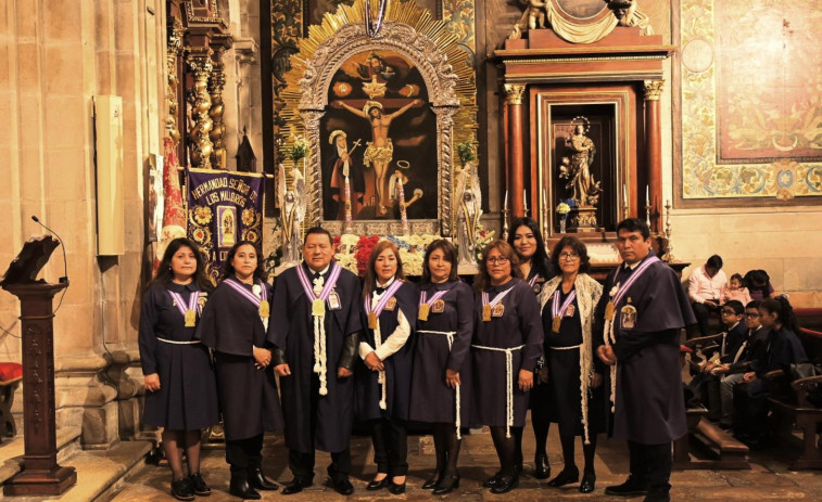 San Jorge se convirtió en la catedral de la fe peruana en A Coruña