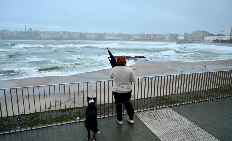 Alerta naranja este martes en la costa gallega por fuertes vientos