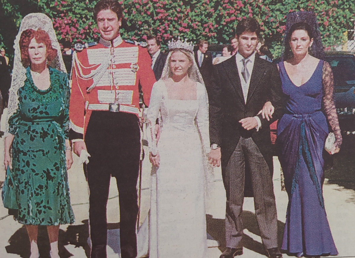 Fran Rivera y Eugenia boda 1998