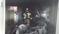 Los bomberos apagan un incendio en la residencia Clece Vitam de Bastiagueiro