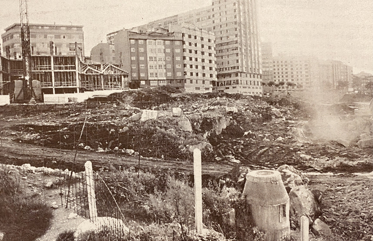 Obras en el parque de San Diego 1998