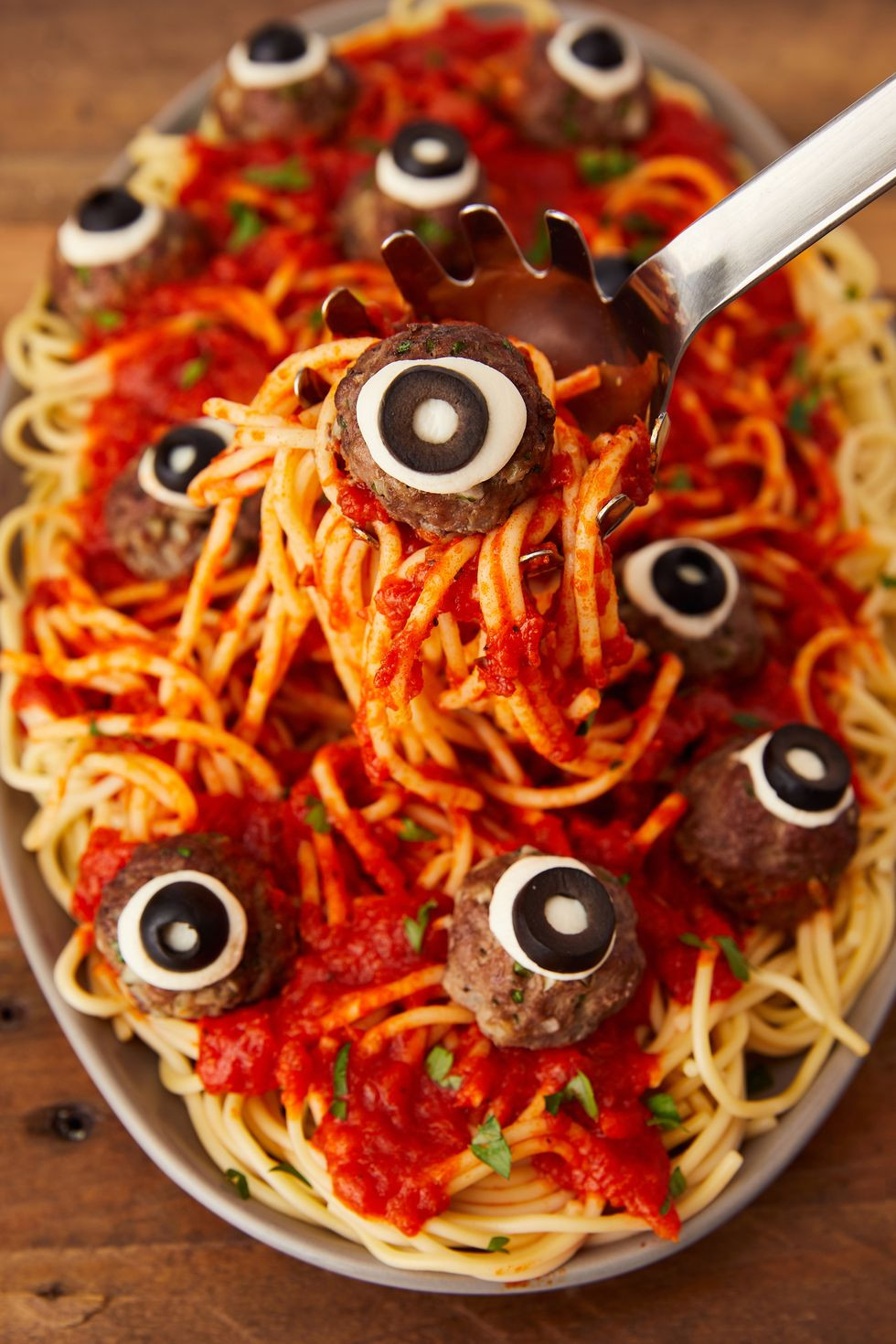 Pasta con ojos 
