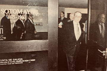 Manuel Fraga, en la inauguración de una muestra sobre Sotomayor 1998