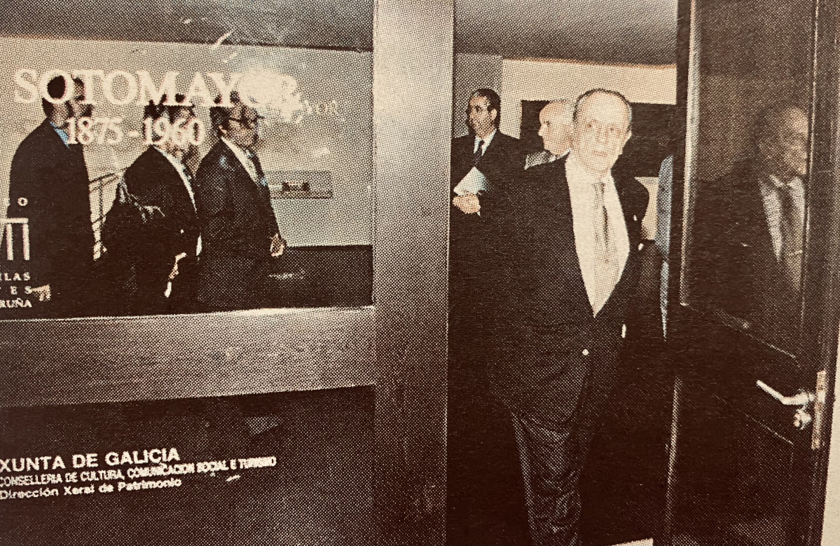 Manuel Fraga, en la inauguración de una muestra sobre Sotomayor 1998