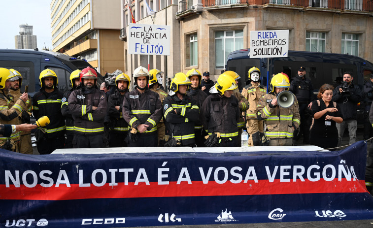Principio de acuerdo para desconvocar la huelga de bomberos comarcales