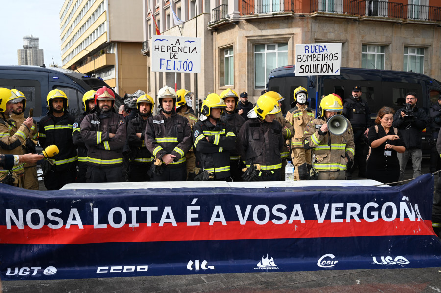 Principio de acuerdo para desconvocar la huelga de bomberos comarcales