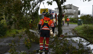 La borrasca 'Domingos' deja casi 1.200 incidencias desde el viernes en Galicia