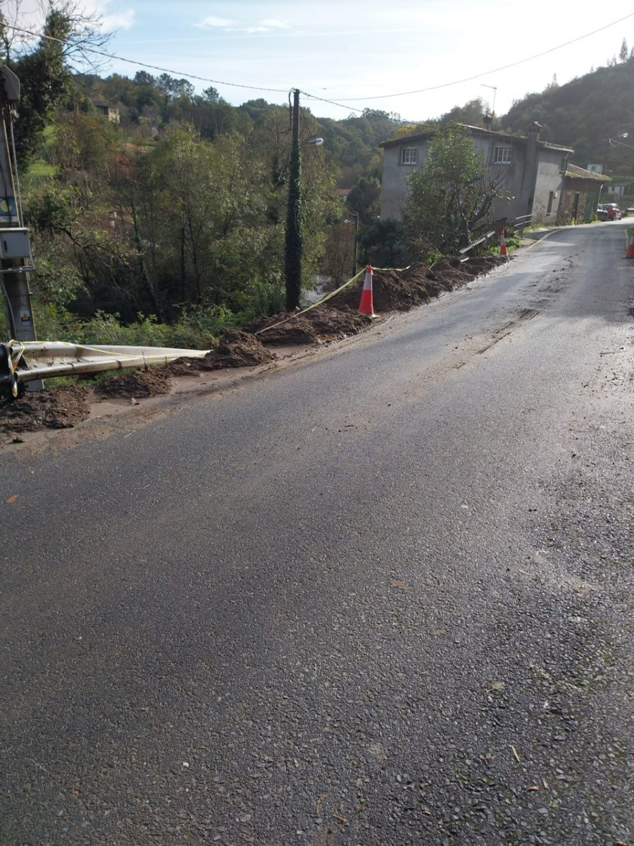 Betanzos adecúa las vías de Roibeira dañadas por los últimos temporales