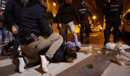 Varios detenidos en los incidentes con radicales en la protesta de Ferraz